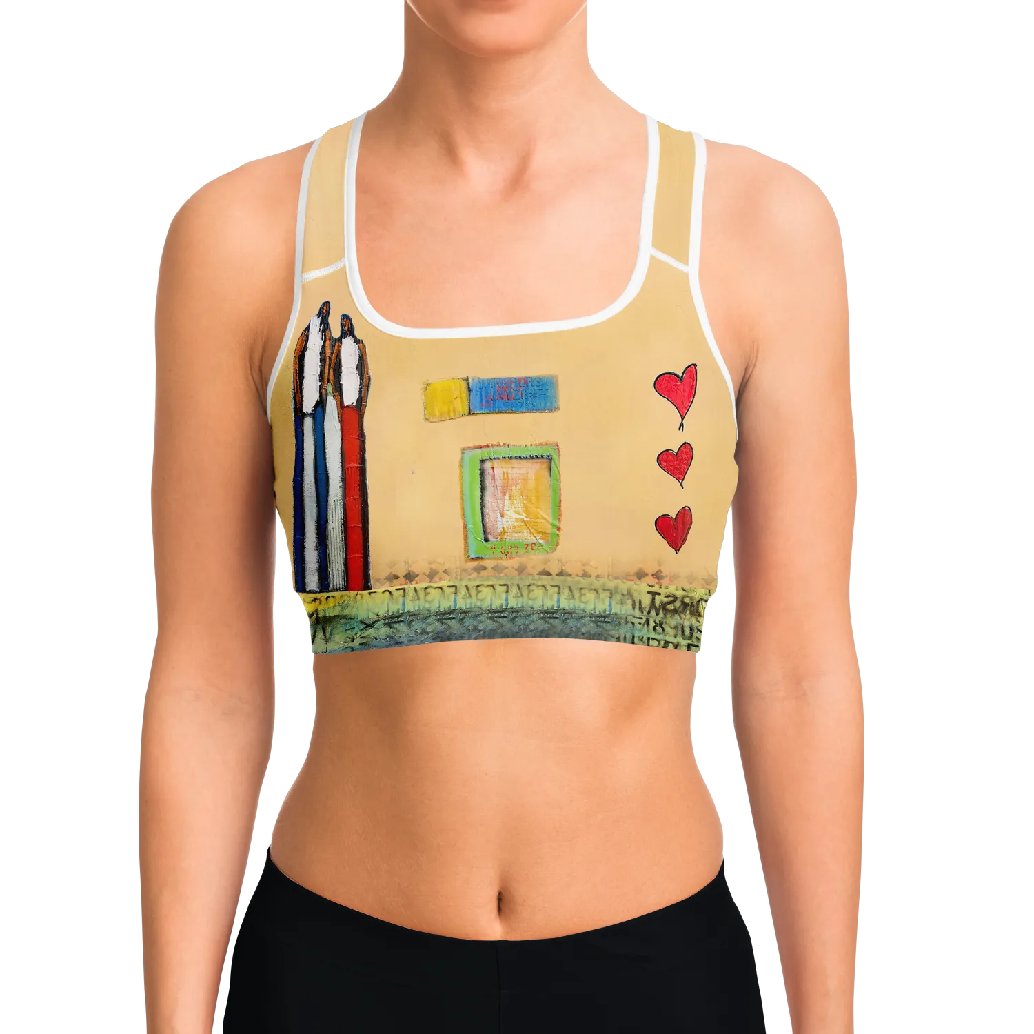 3 of hearts sports bra