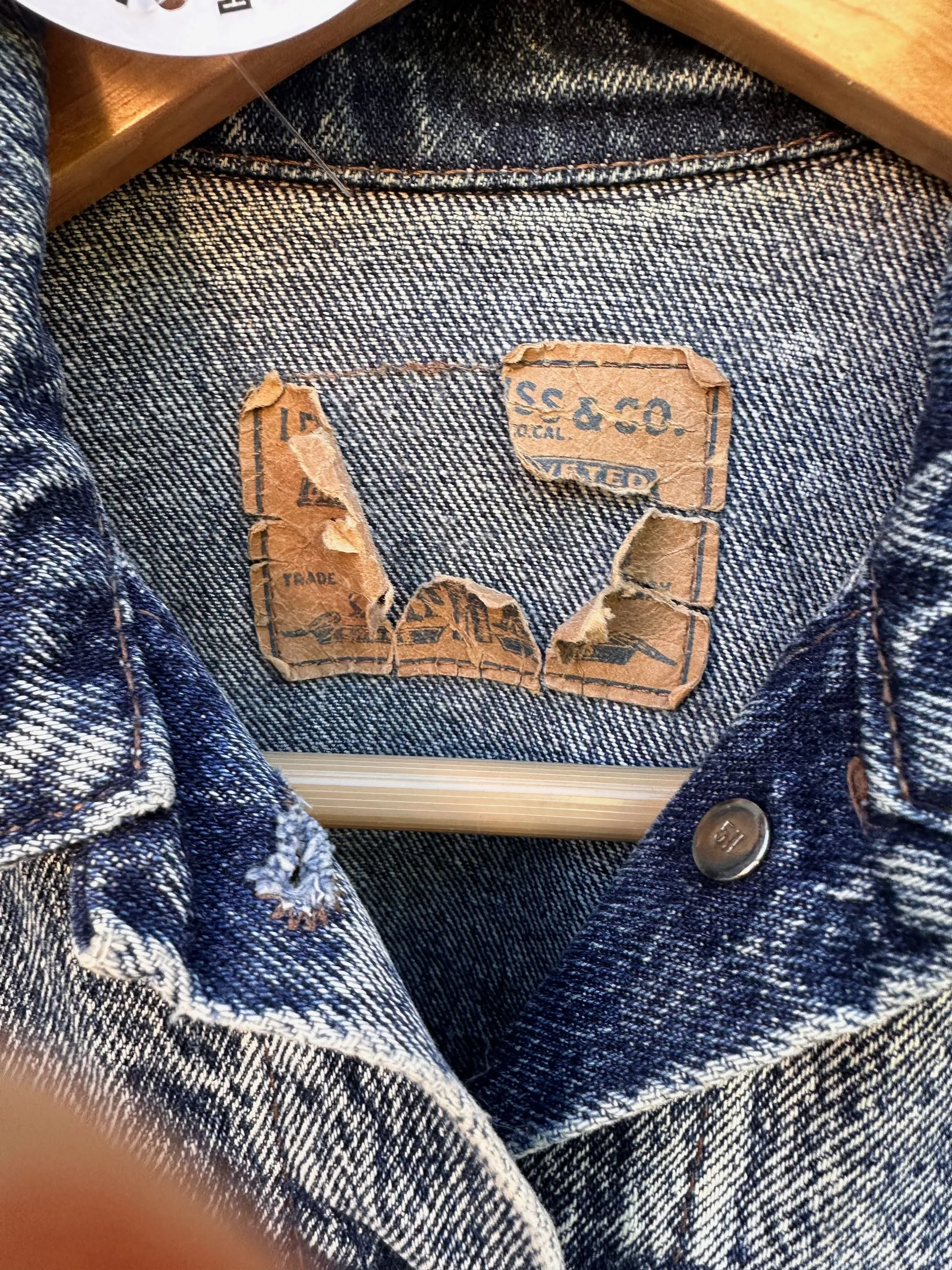 80's Levi's Acid Wash Denim Jacket