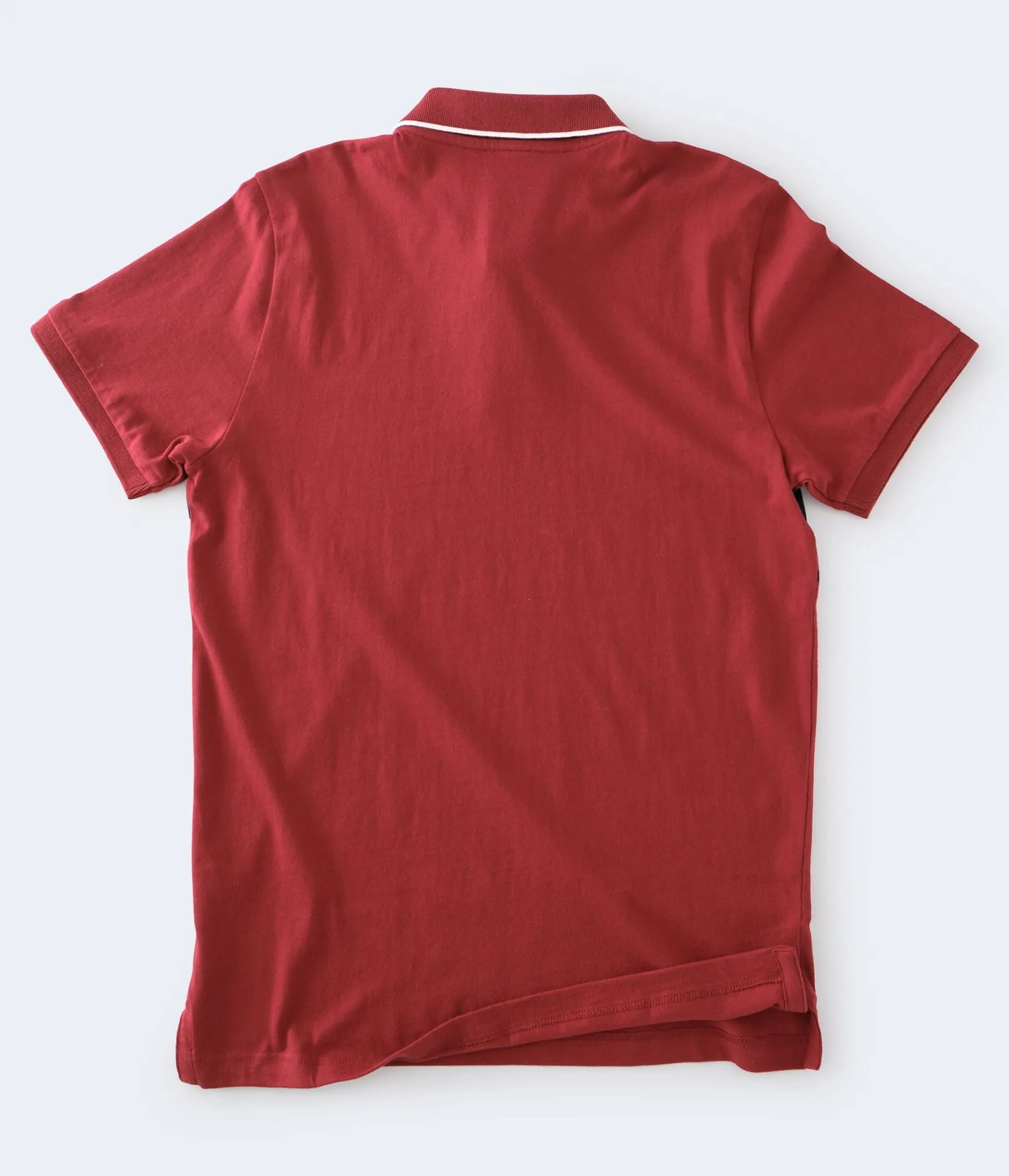 Aeropostale Chest Stripe Jersey Polo