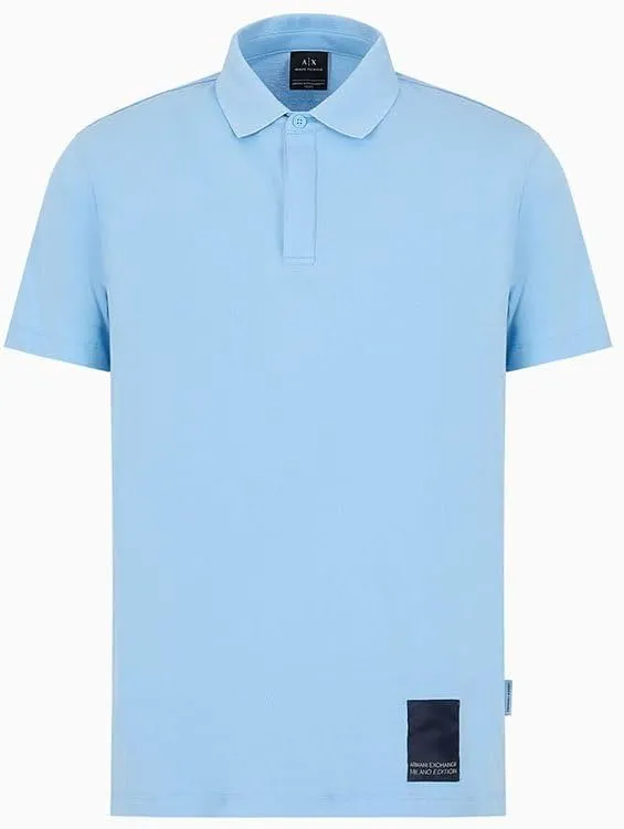 Armani Exchange Men's Limited Milano Edition Regular Fit Patch Logo Polo