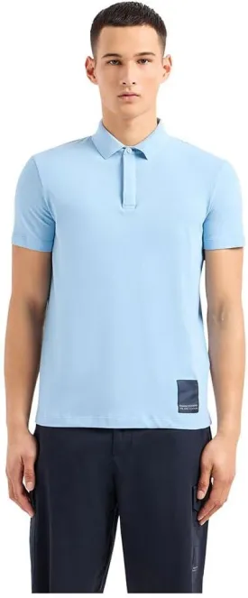 Armani Exchange Men's Limited Milano Edition Regular Fit Patch Logo Polo