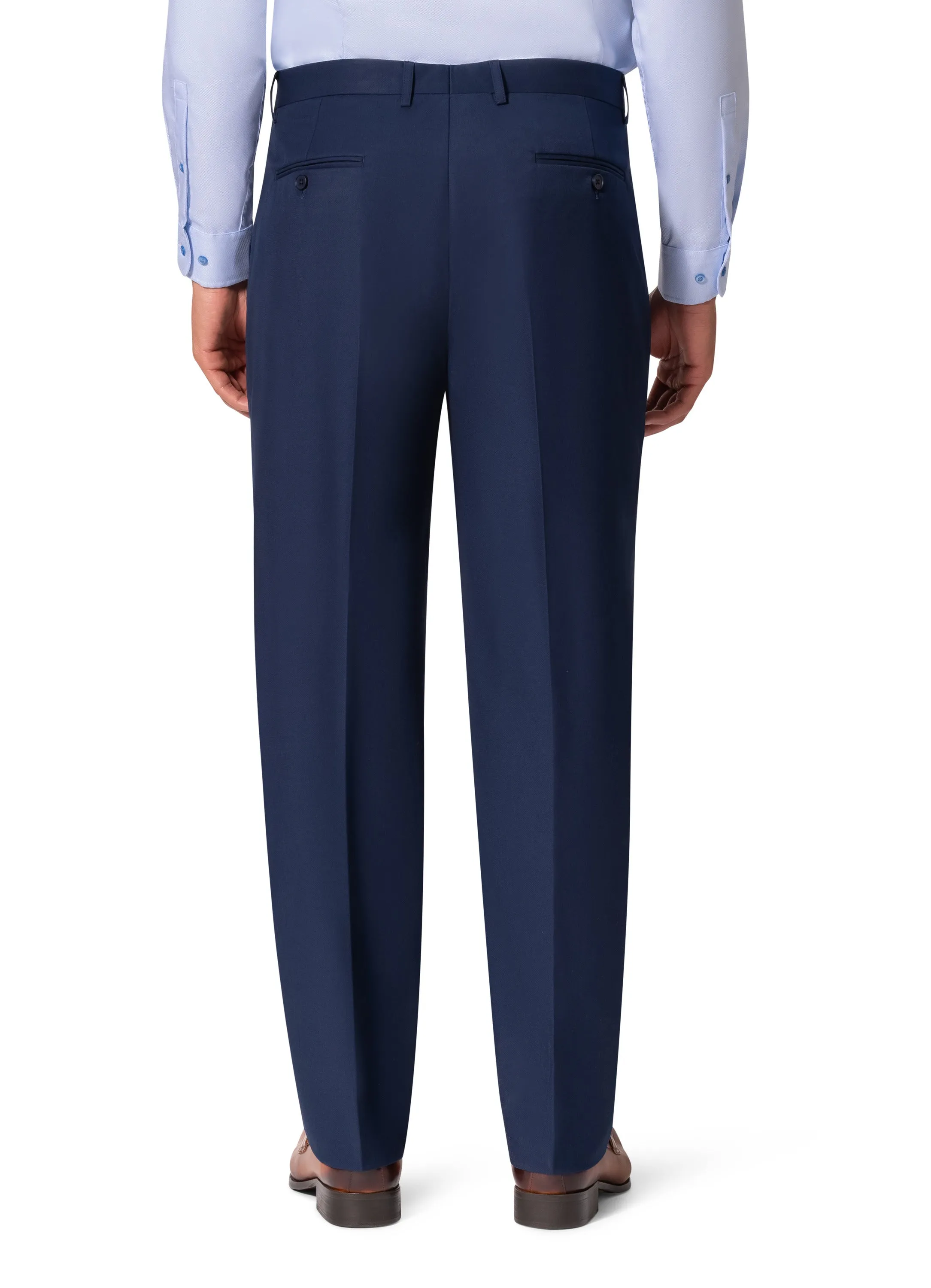 Bergamo Orange A6732 D/B Modern Fit Suit - New Blue