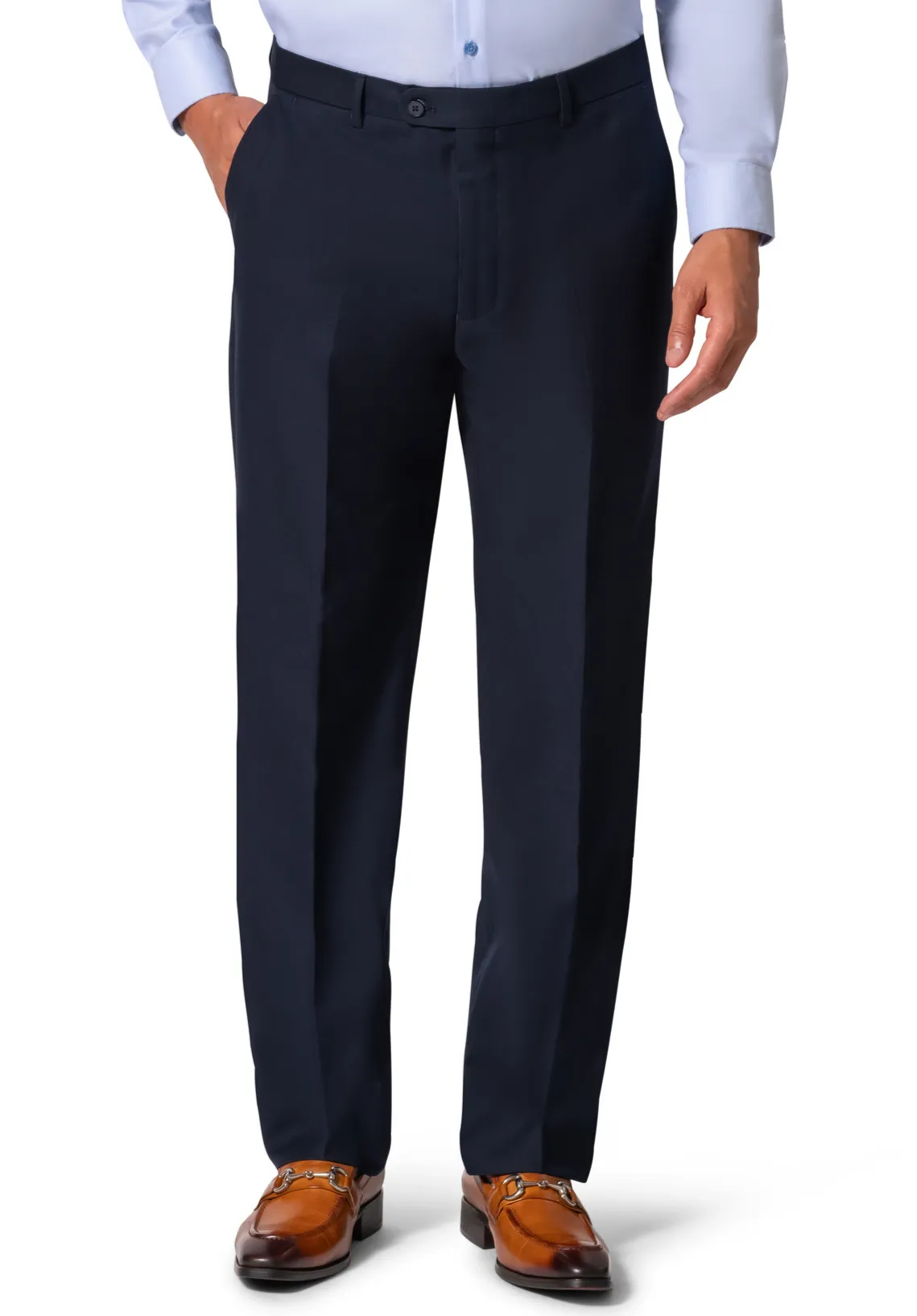 Bergamo Orange A6732 D/B Modern Fit Suit - New Blue