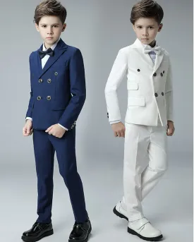 blue /Ivory Child Formal Suit for little boy