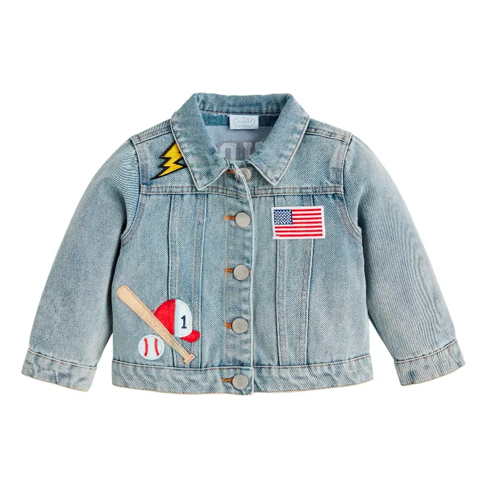 Boy Denim Patch Jacket