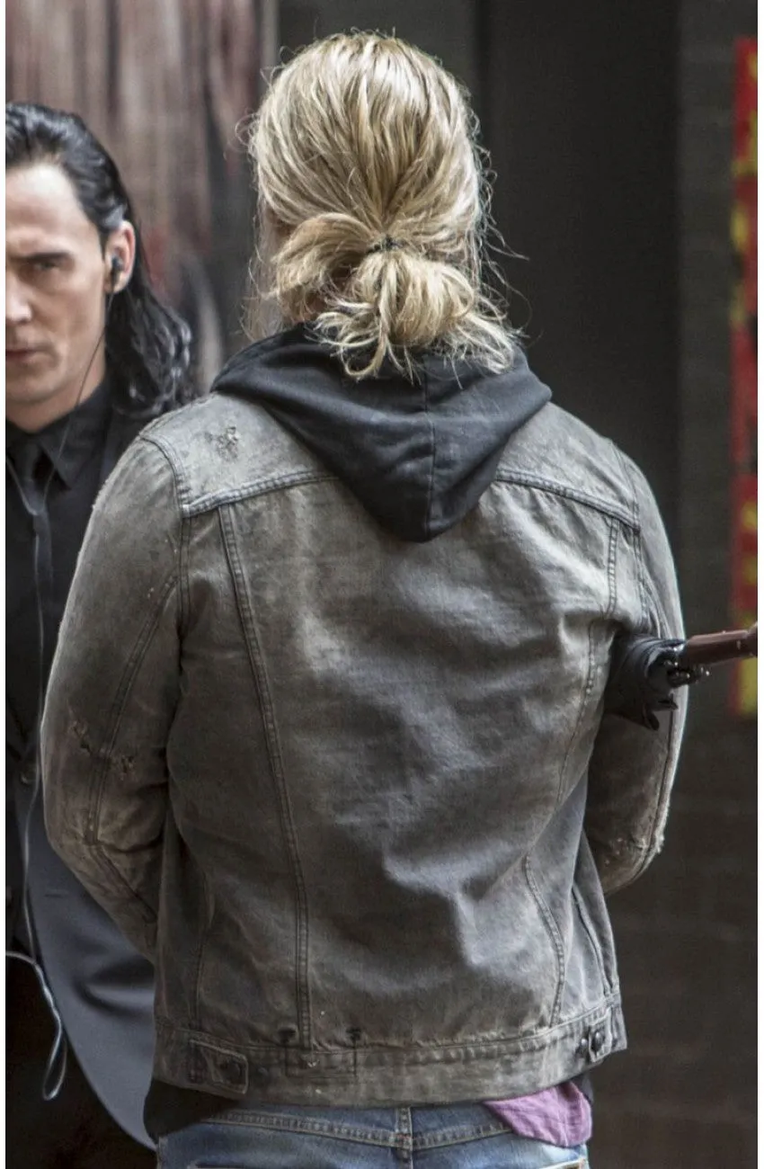 Chris Hemsworth Thor Ragnarok Denim Jeans Jacket