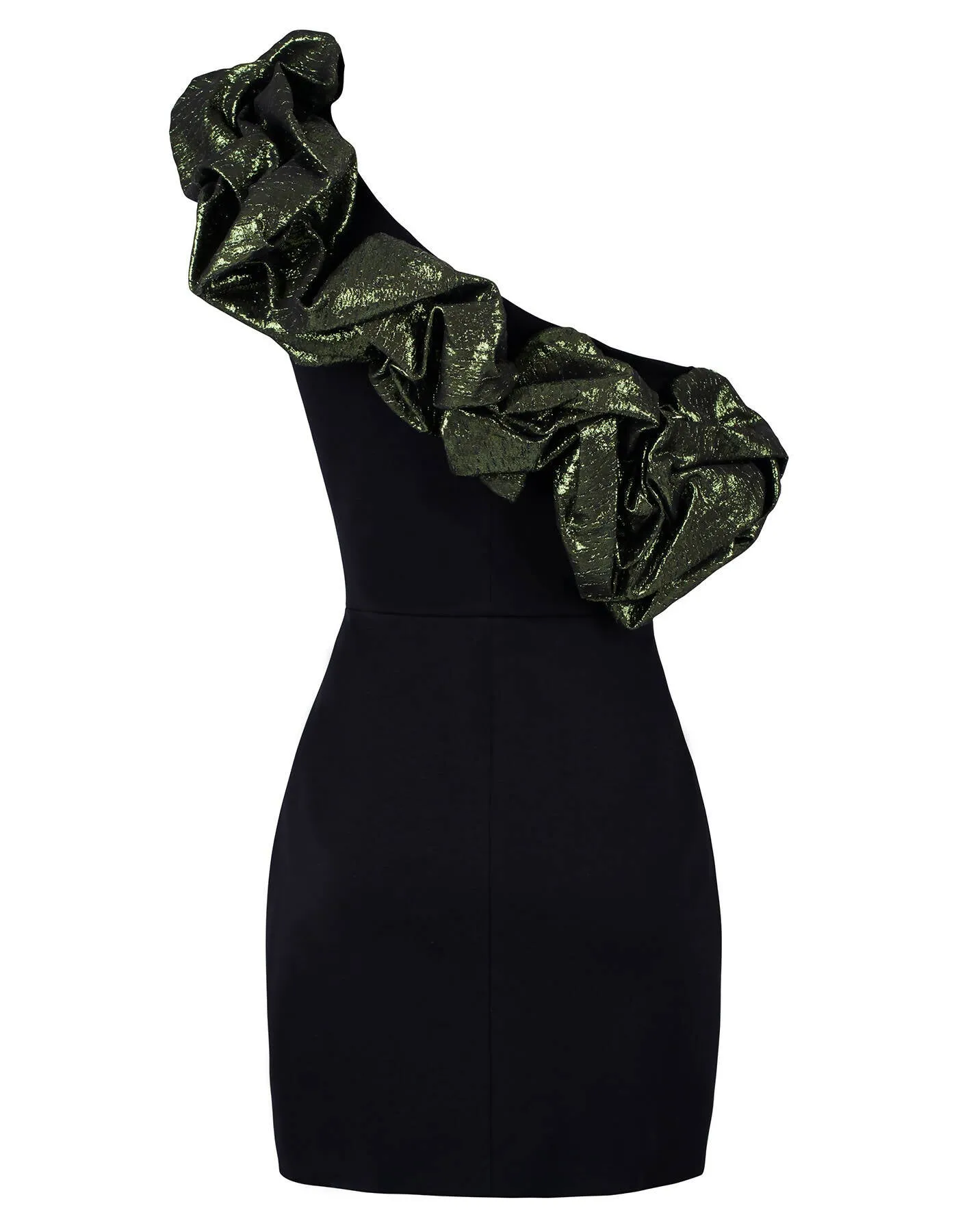 Conga Dress Black & Dragon Green