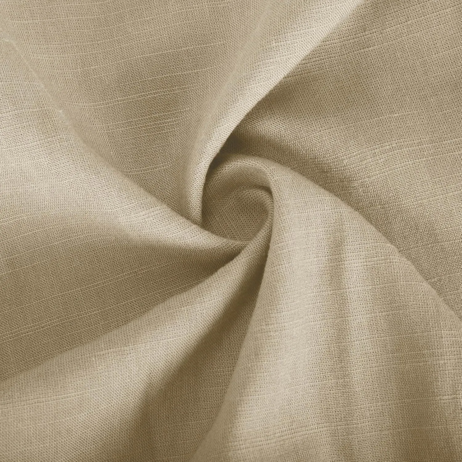 Cotton Linen Pants for Men Pleated Front Trouser Straight Leg Suit Trousers Solid Color Office Trouser Linen Pant