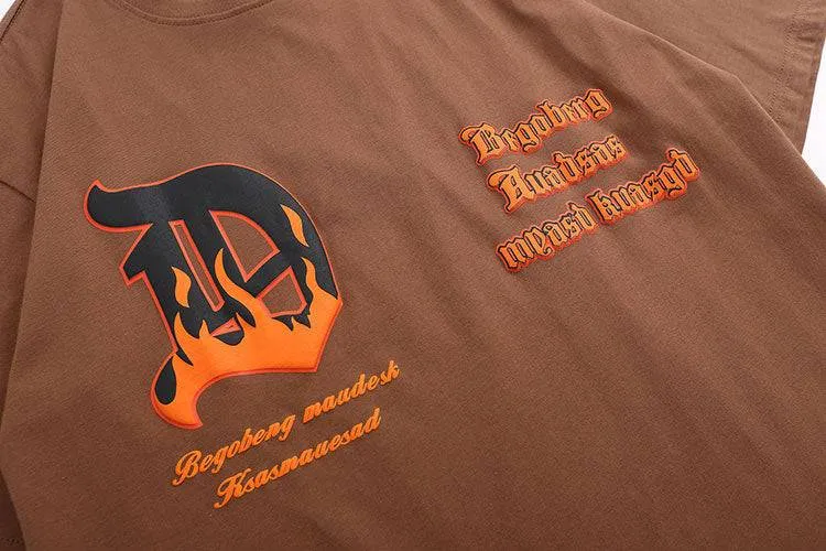 'D' T shirt