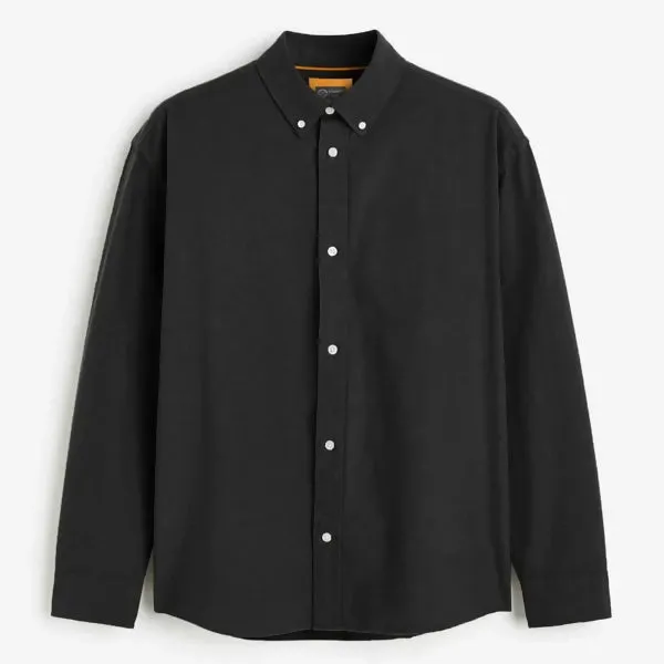 Deep Black Classic Oxford Shirt
