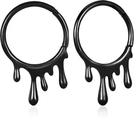 DOEARKO 2PCS Ear Gauges Hangers Weights for Stretched Ears Plugs Body Piercing Tunnels - 316L Stainless Steel Hypoallergenic Body Jewelry