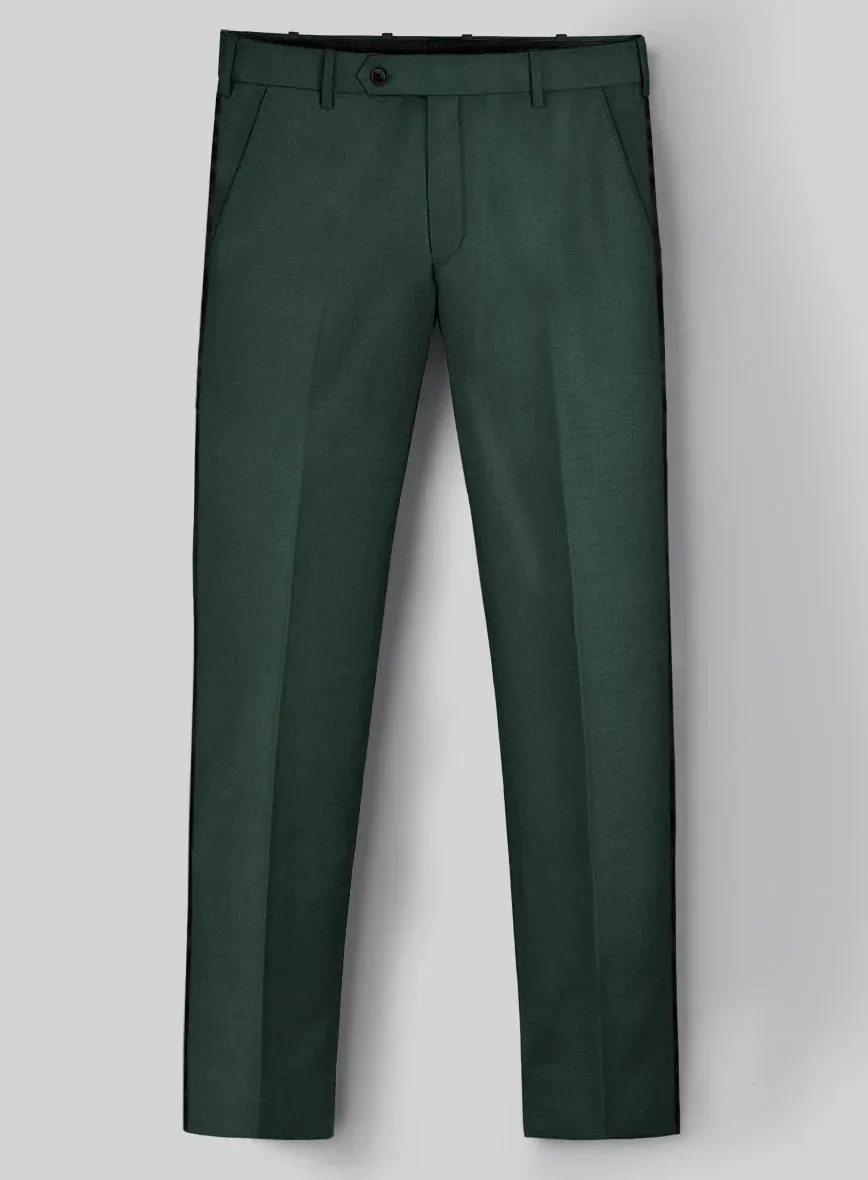 Enigma Green Double Breasted Tuxedo Suit