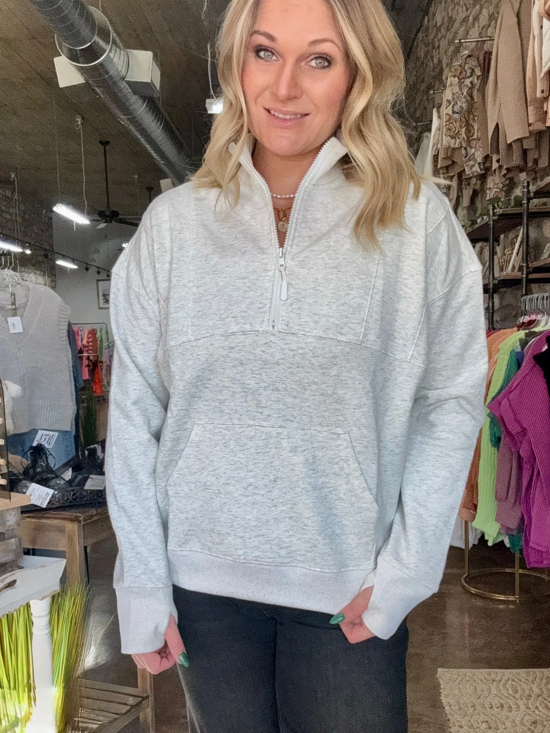 Fleece French Terry Sweatshirt