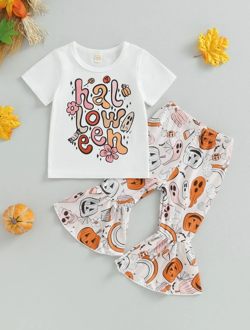 Halloween T-shirt and Bell Bottoms #100094