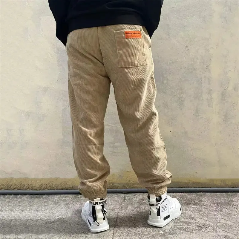 Harem Baggy Corduroy Jogger Pants