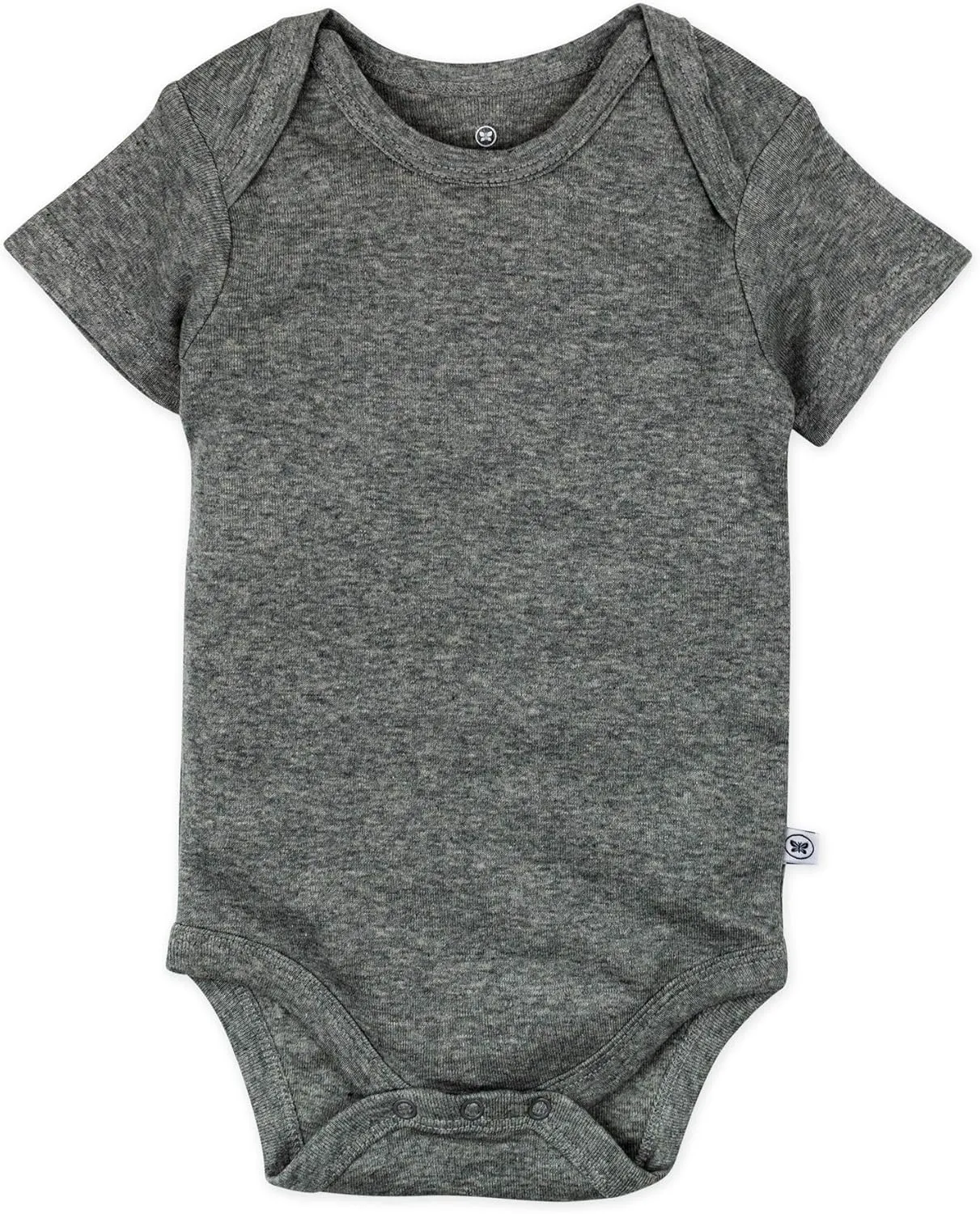 HonestBaby 5-pack Short Sleeve Bodysuits One-piece 100% Organic Cotton for Infant Baby Boys