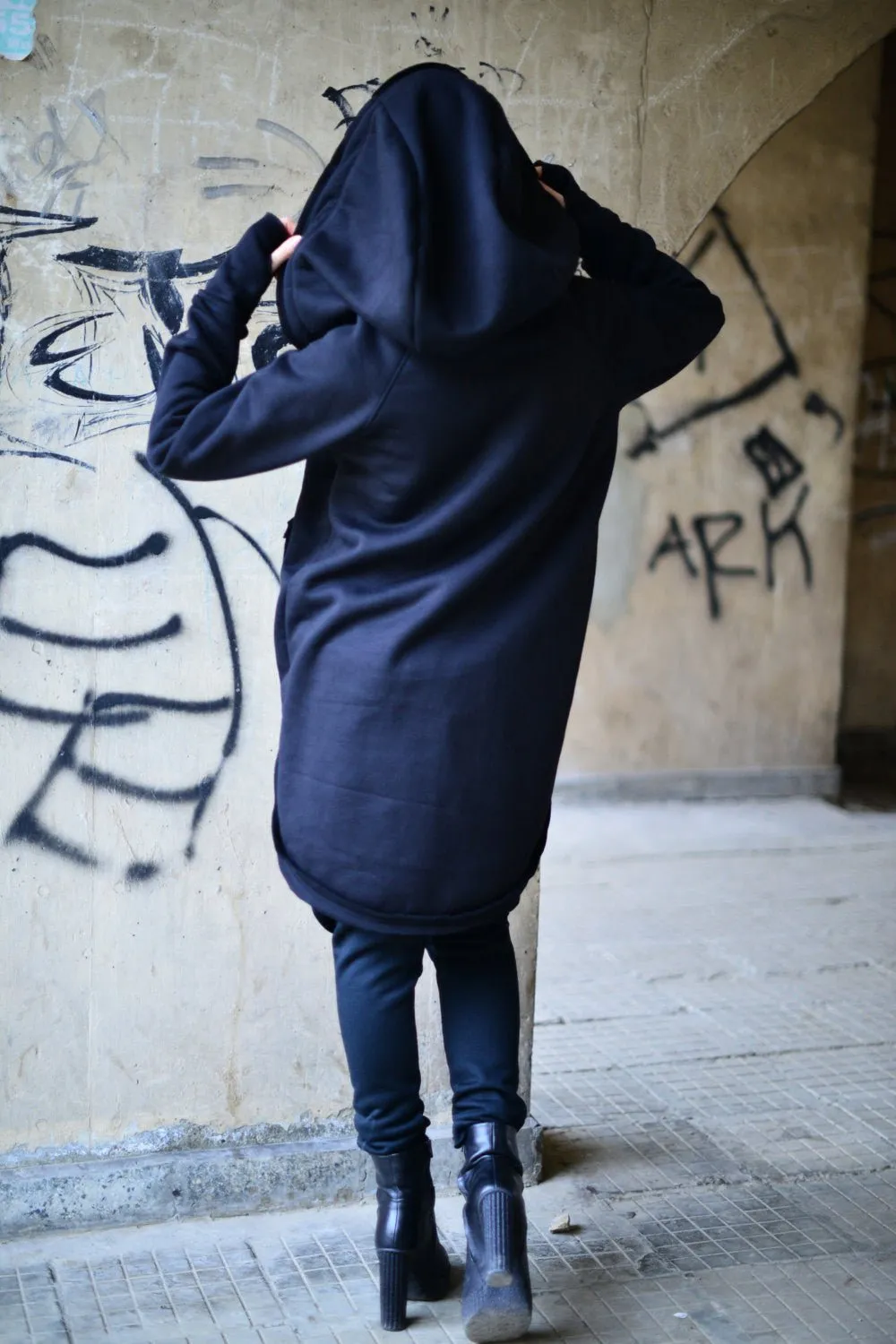 Hooded Zipper Sweatshirt MELL