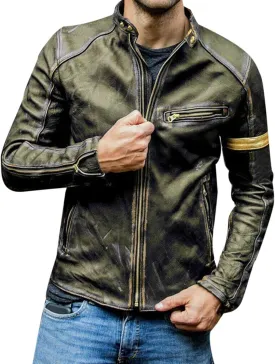 Leather Jacket Autumn Loose Solid Color Zip PU Leather Jacket Short Lapel Motorcycle Leather Jacket Coat Leather