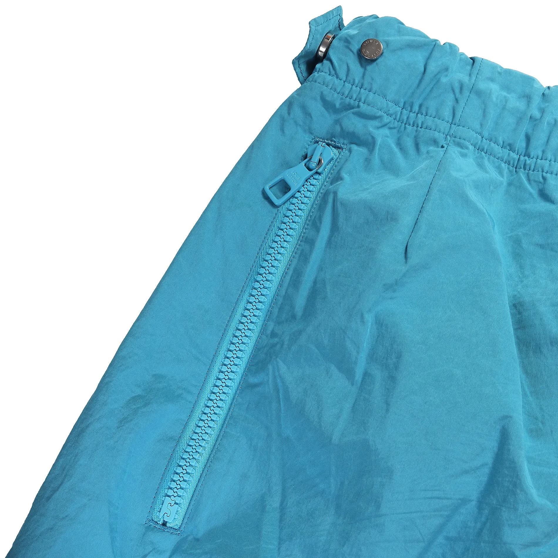 Louis Vuitton SS19 Plain Rainbow Turquoise Cargo Rainbow Pants