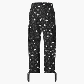 Louis Vuitton X Yayoi Kusama Monogram Painted Dots Cargo Pants Sea Lion Grey
