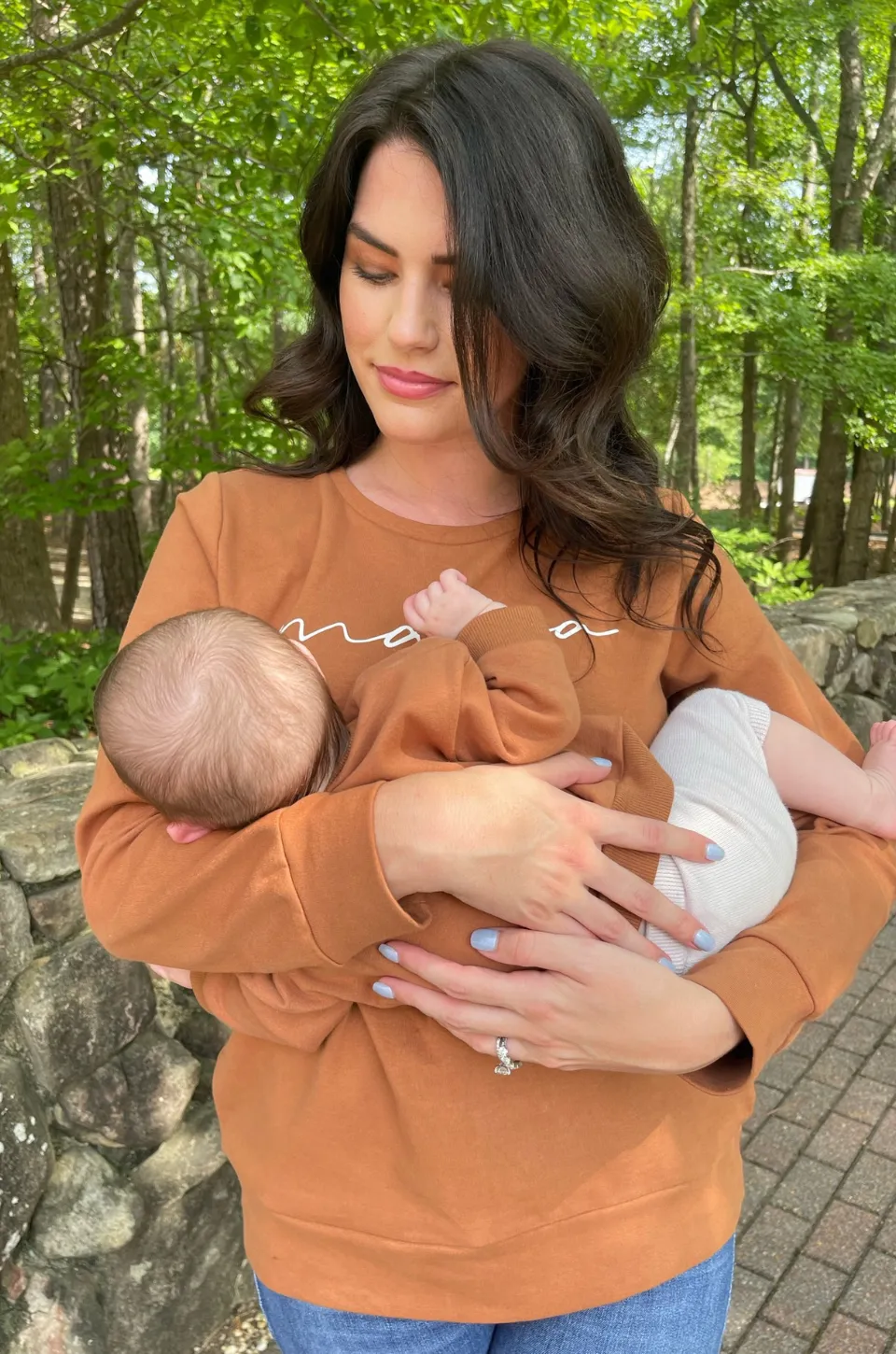 “Mama" and "Mini" Sweatshirt Bundle - Camel