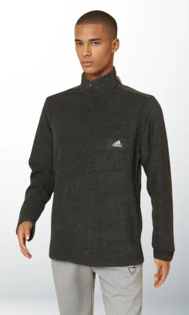 Men Sweatshirt Half Zipper (Grey)