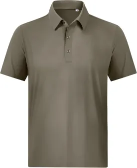 Mens Polo Shirts Short Sleeve Stretch Golf Polo Shirts Dry Fit Polo T Shirts for Men Golf Shirts Tennis Polo