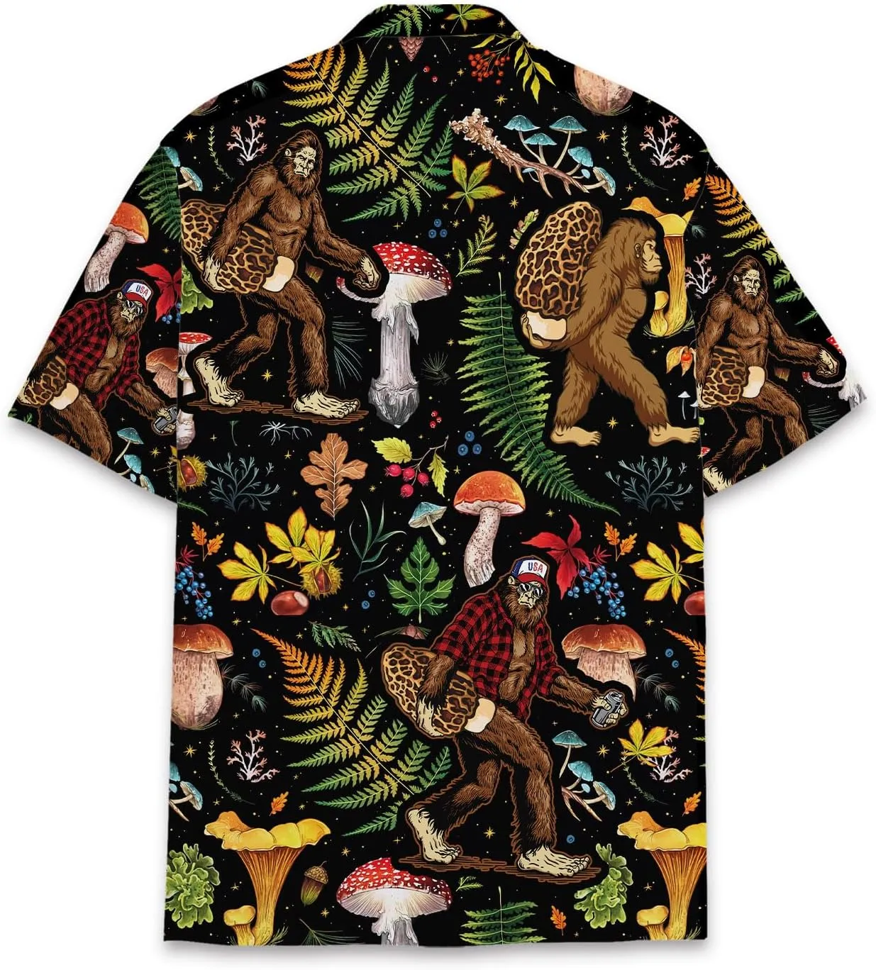 Mushroom Hawaiian Shirts for Men Women, Mushroom Shirt, Mushroom Button Down