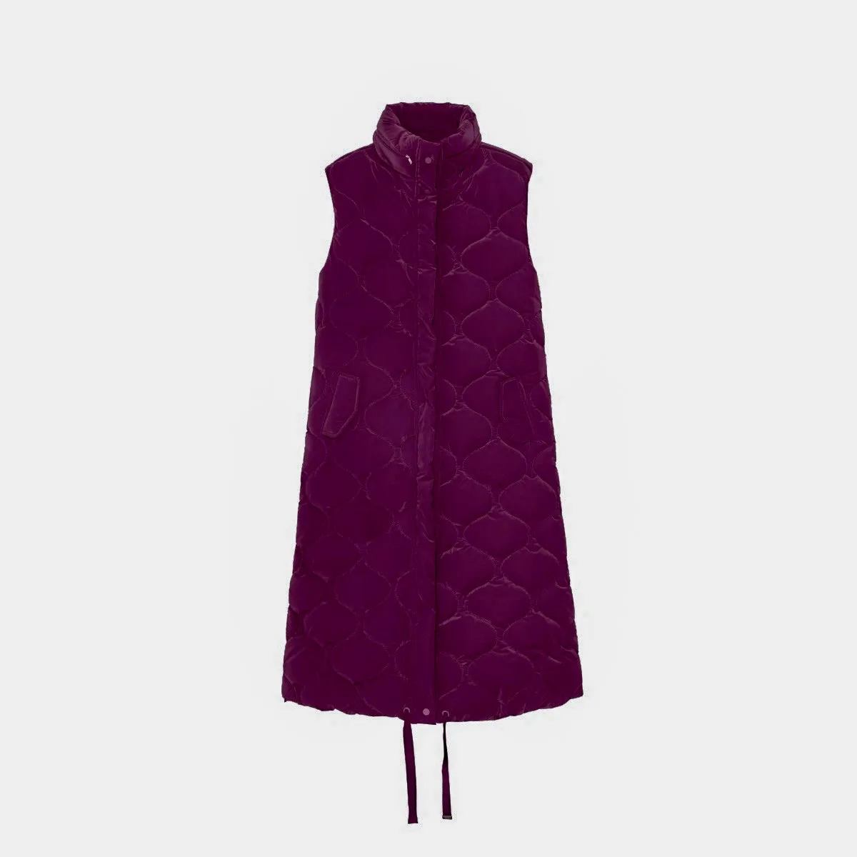 Obrika Hooded Vest - Dark Purple