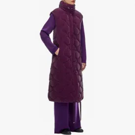 Obrika Hooded Vest - Dark Purple