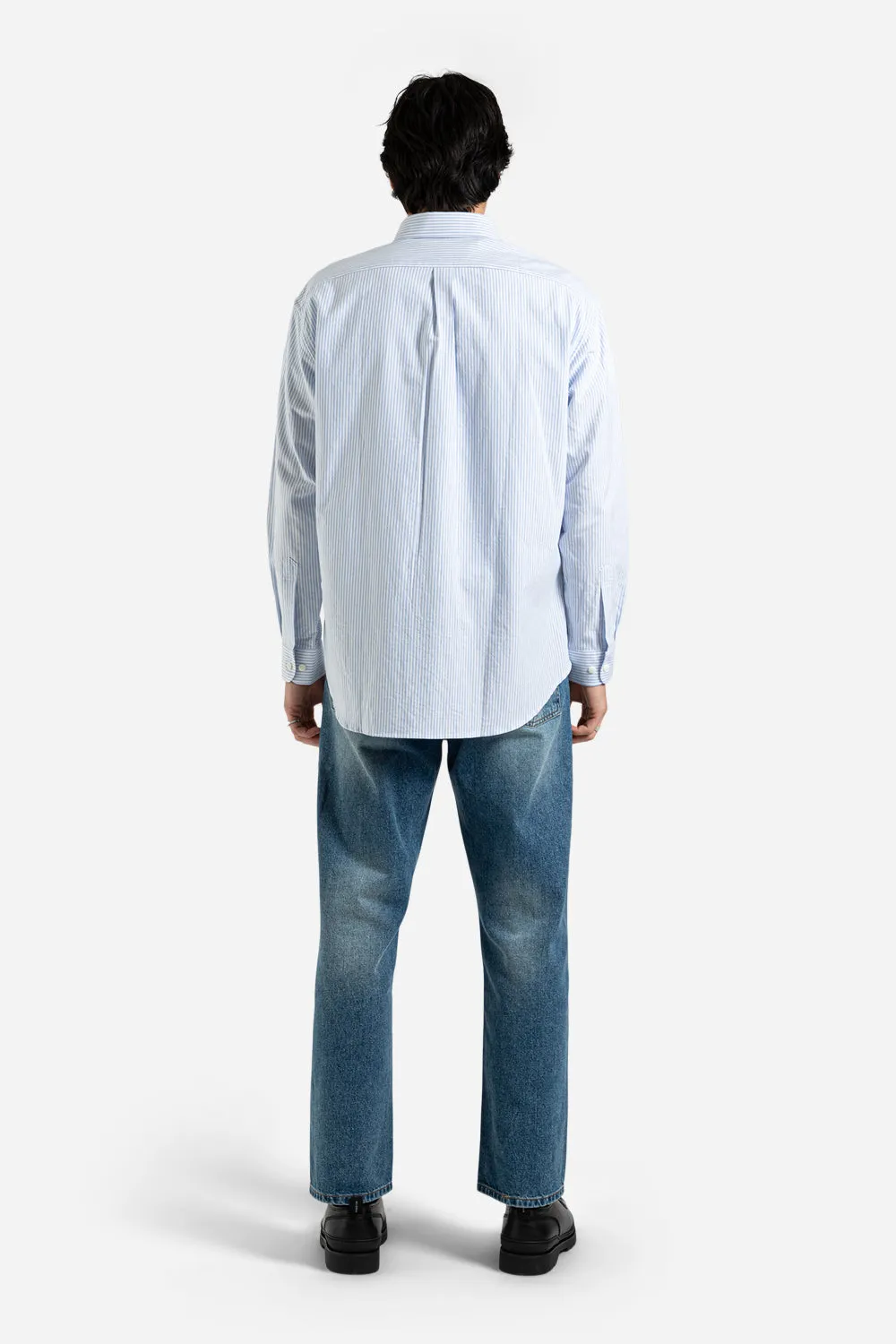 Oxford BD Shirt - Navy Stripe