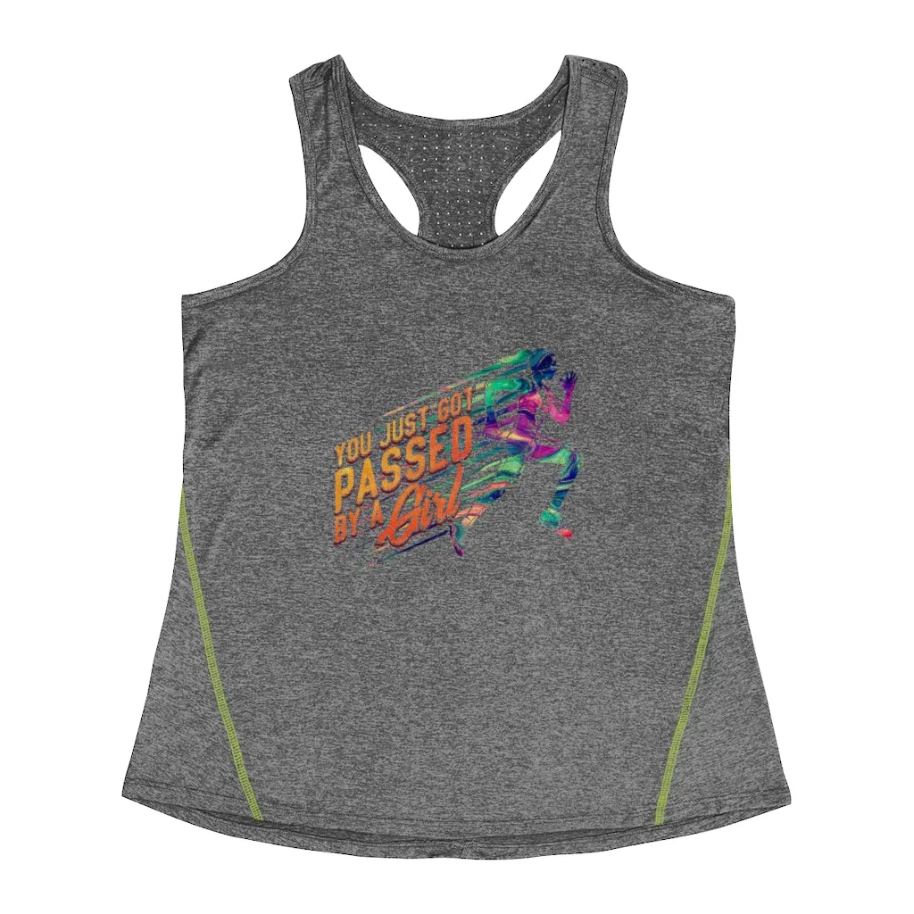 Passed by a girl Racerback Sports Top
