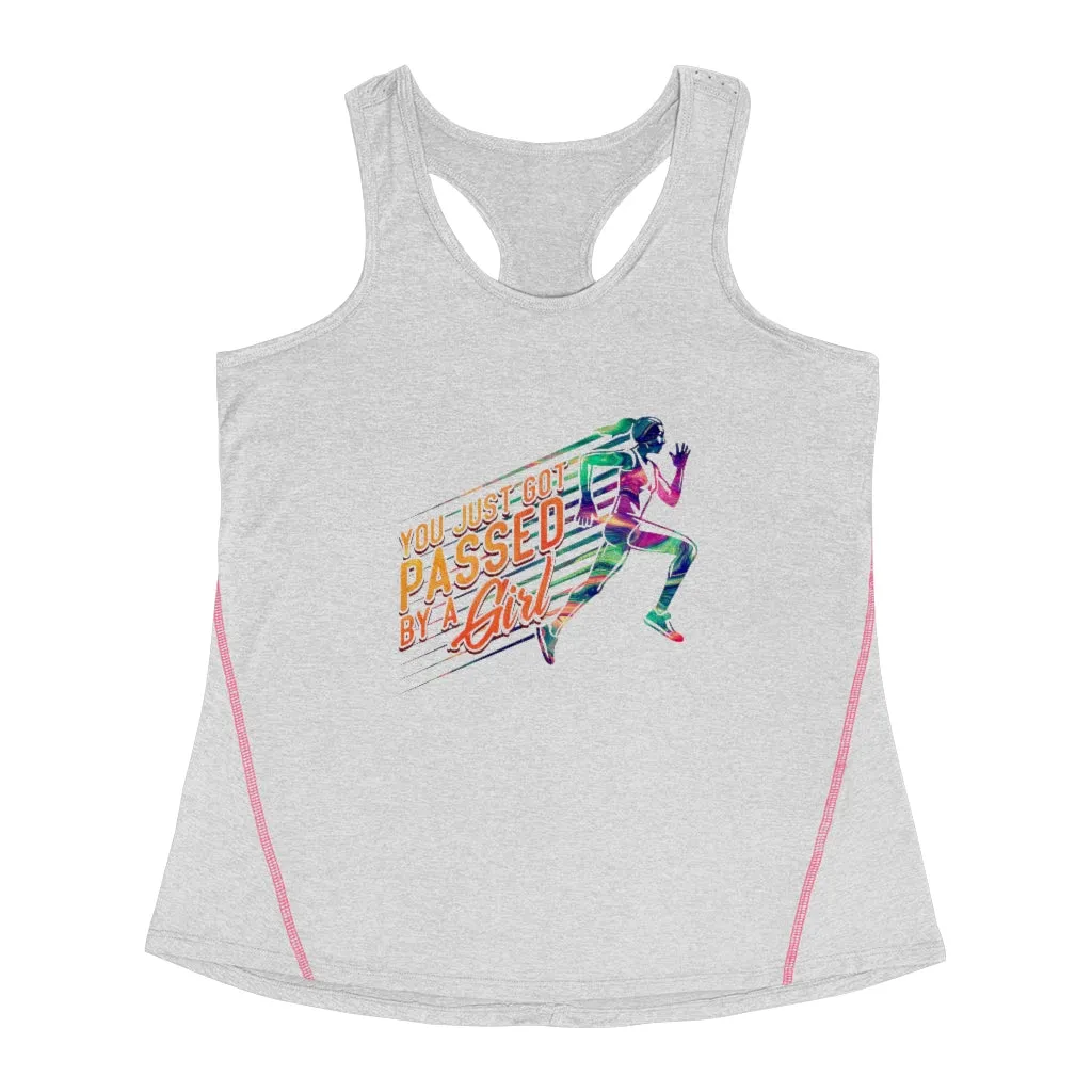 Passed by a girl Racerback Sports Top