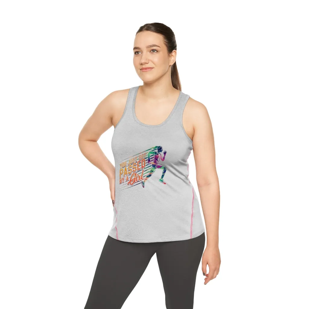 Passed by a girl Racerback Sports Top