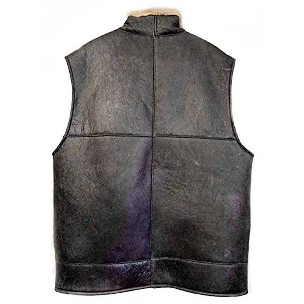RAF B3 Aviator Leather Vest