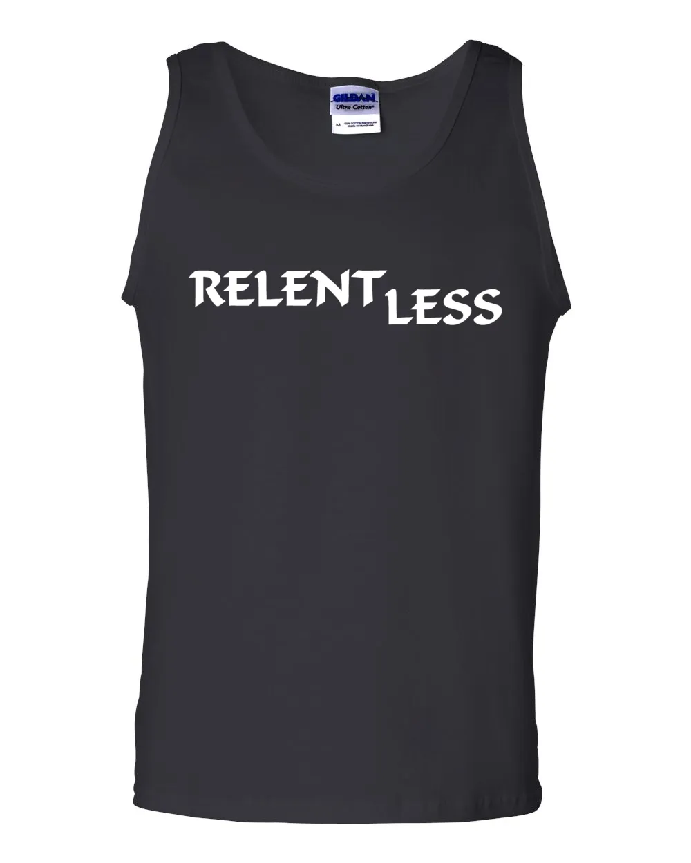 Relent Less, Adult Cotton Tank Top