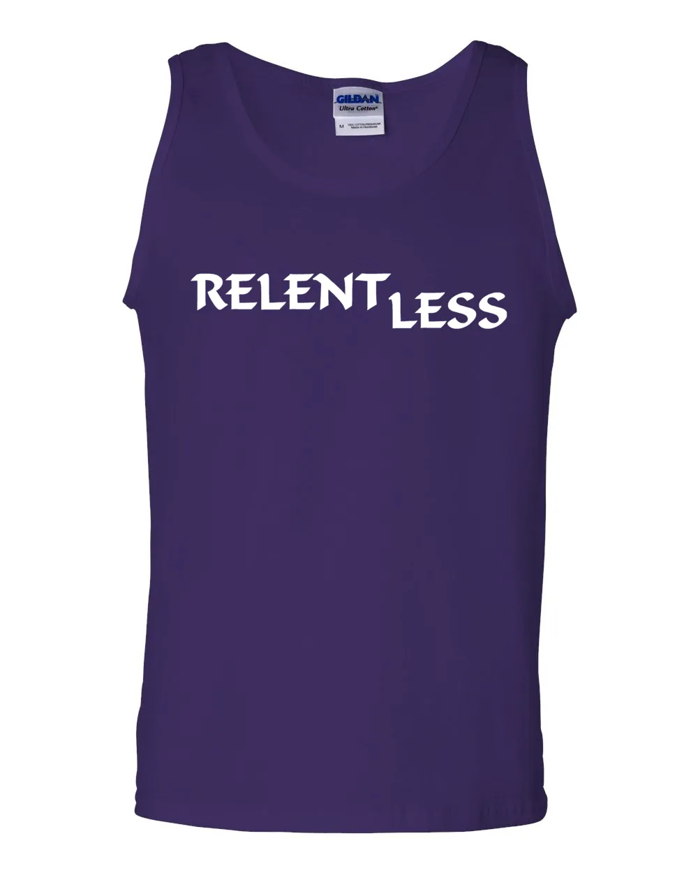 Relent Less, Adult Cotton Tank Top