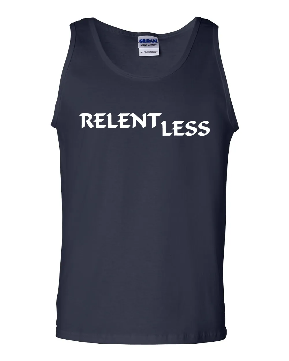Relent Less, Adult Cotton Tank Top