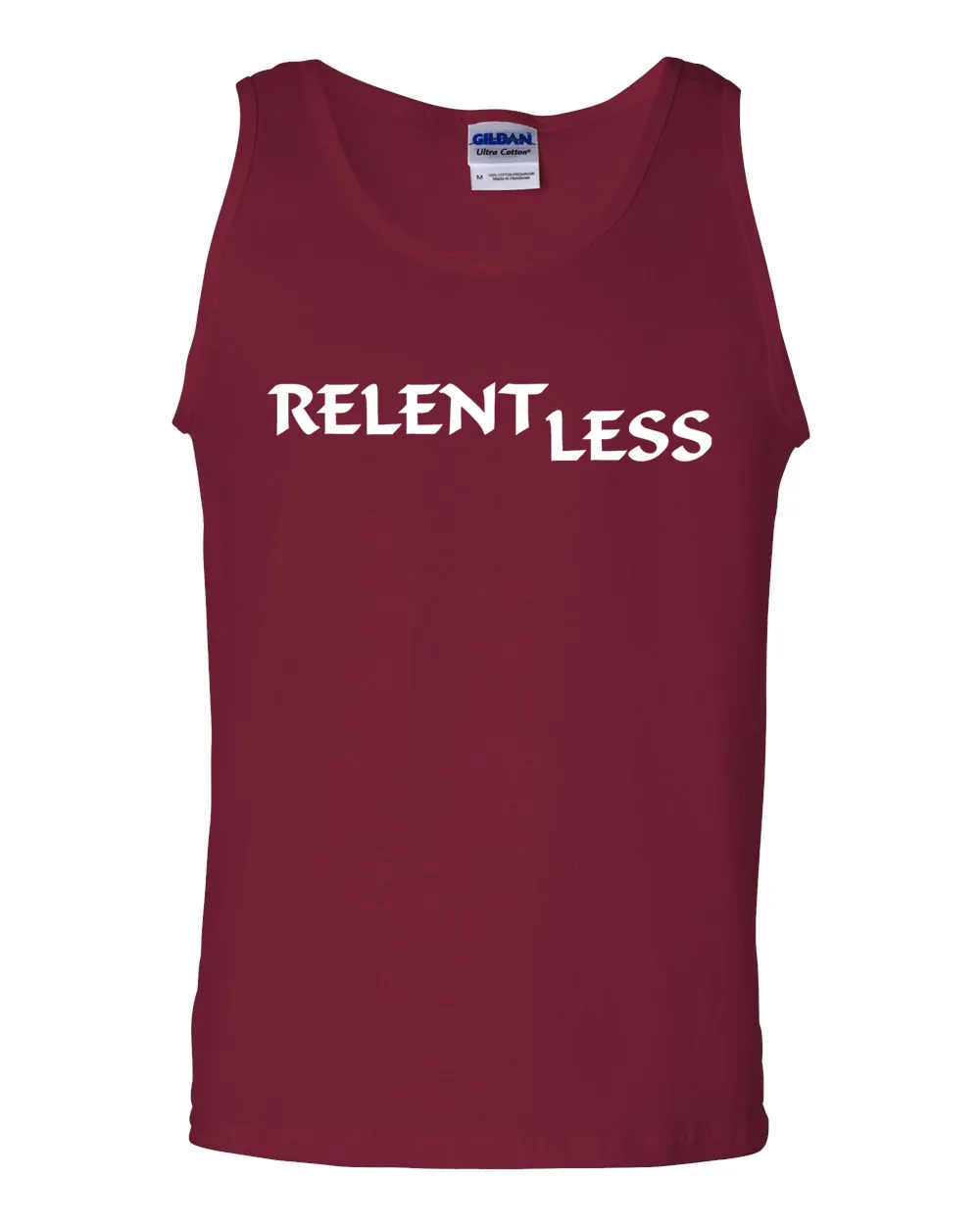Relent Less, Adult Cotton Tank Top