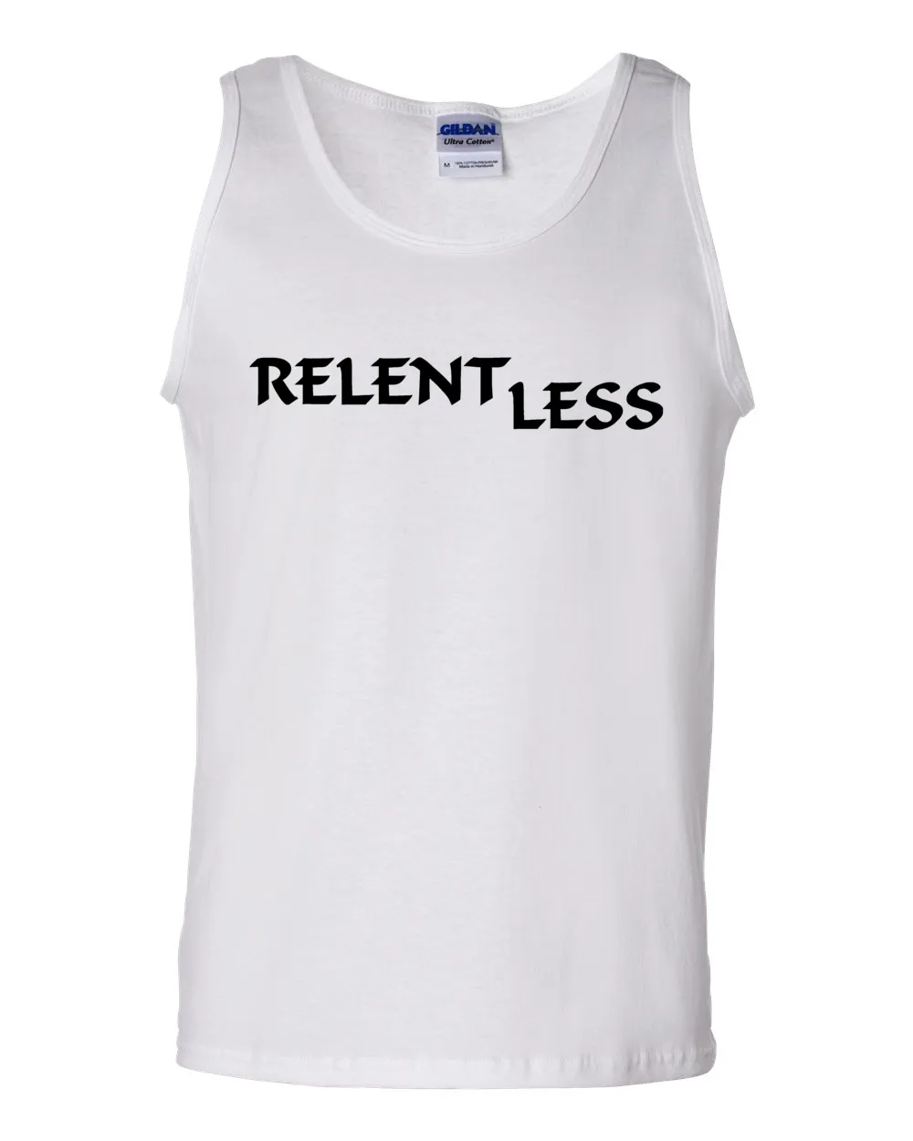 Relent Less, Adult Cotton Tank Top