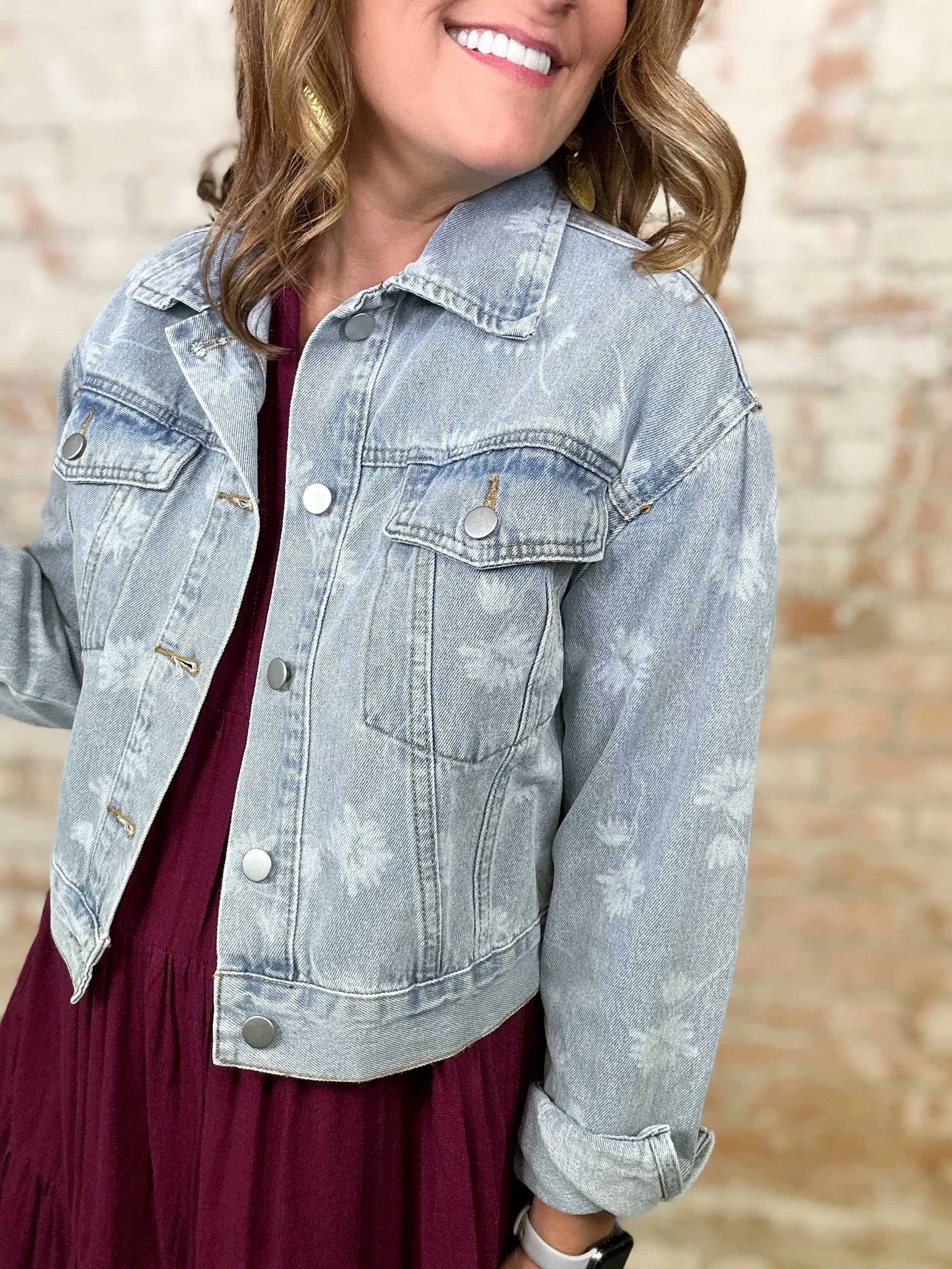 Sawyer Printed Denim Jacket - FINAL SALE