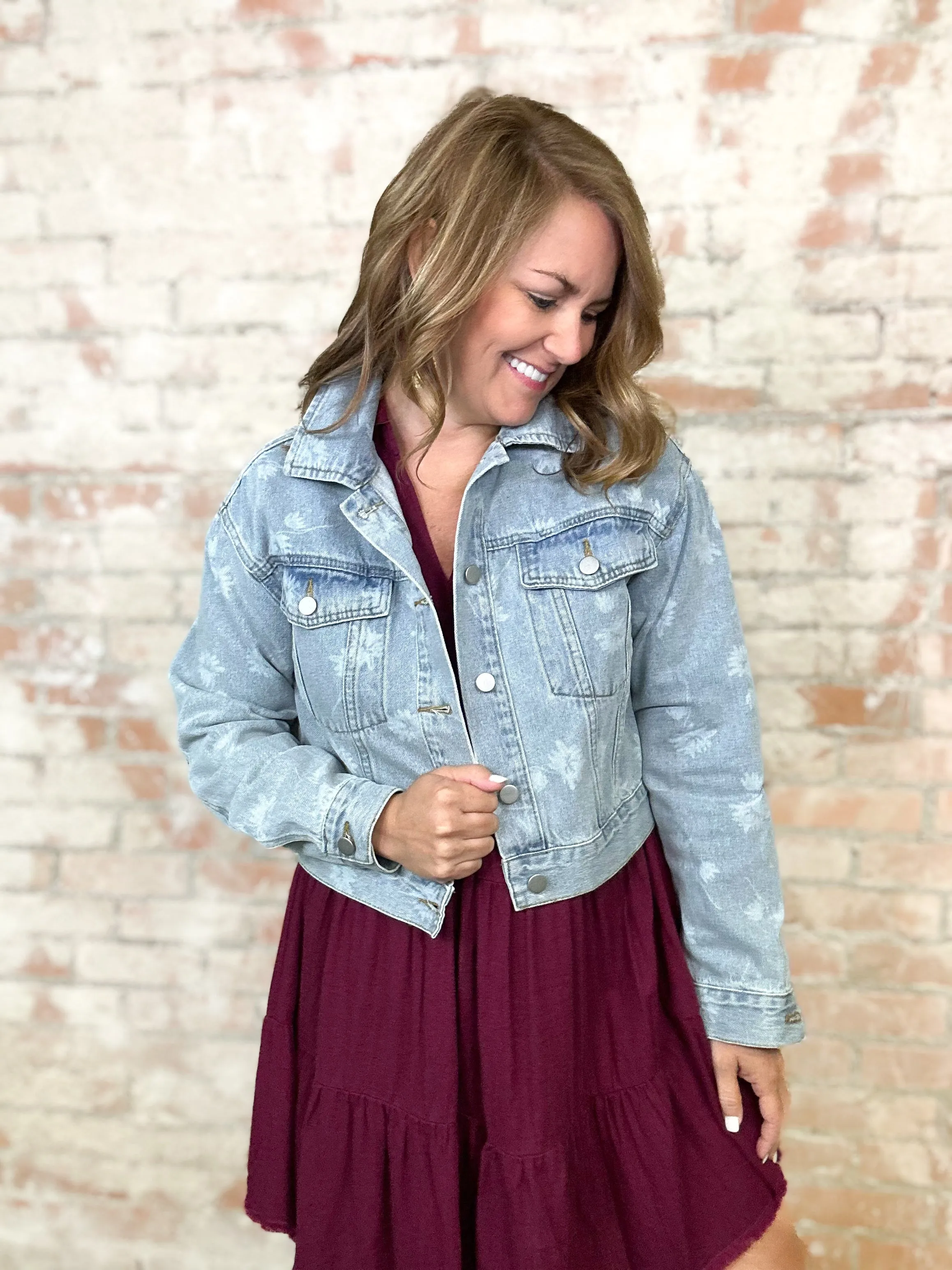 Sawyer Printed Denim Jacket - FINAL SALE