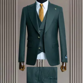Slim Fitted Plain Suit (Copy)