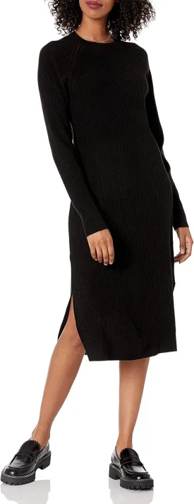 The Drop Women's Renata Rib Midi Dress