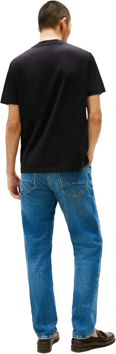 Tommy Hilfiger Men's Short Sleeve Cotton Graphic T-Shirts with Printed Logo