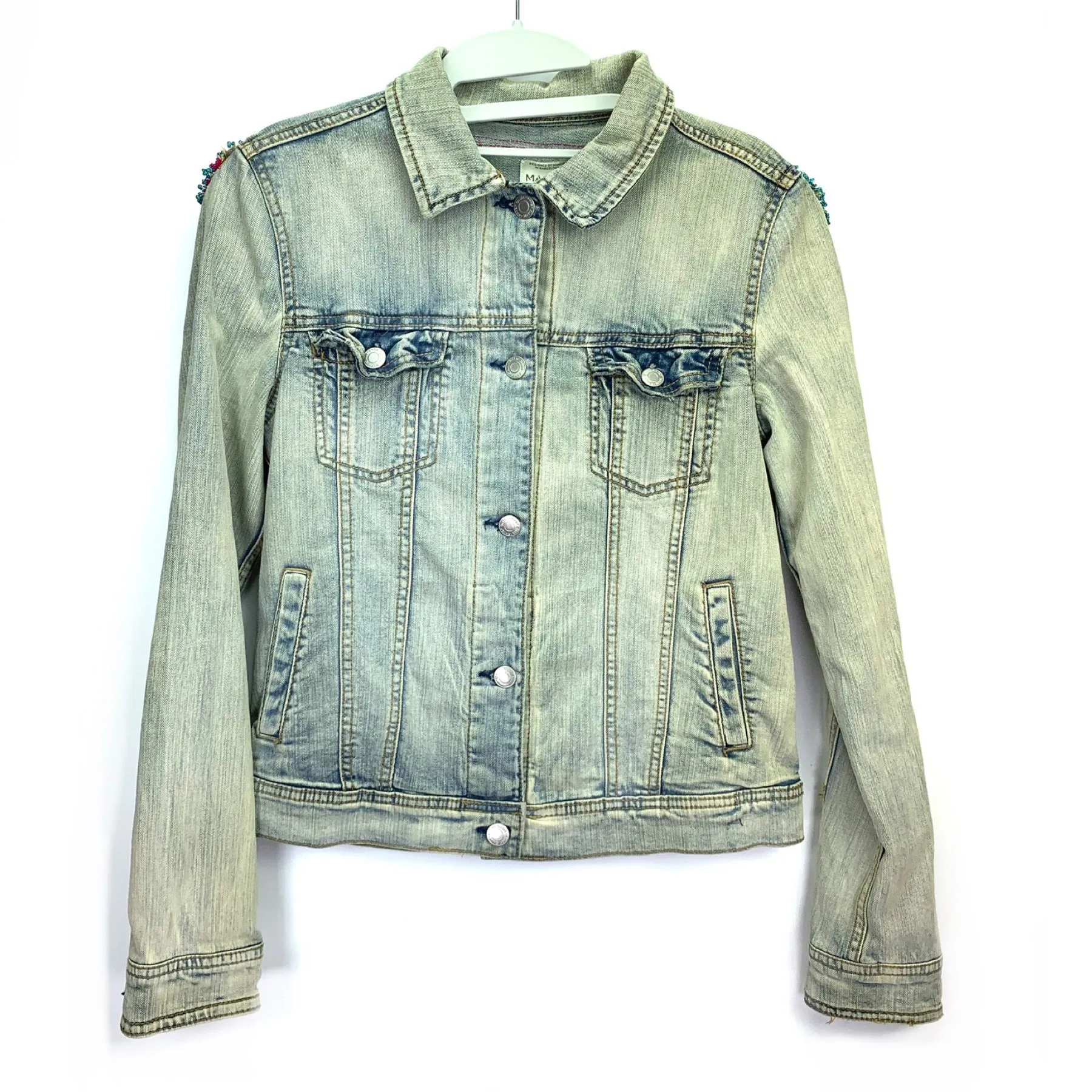 Tomstone Embroidered Denim Jacket