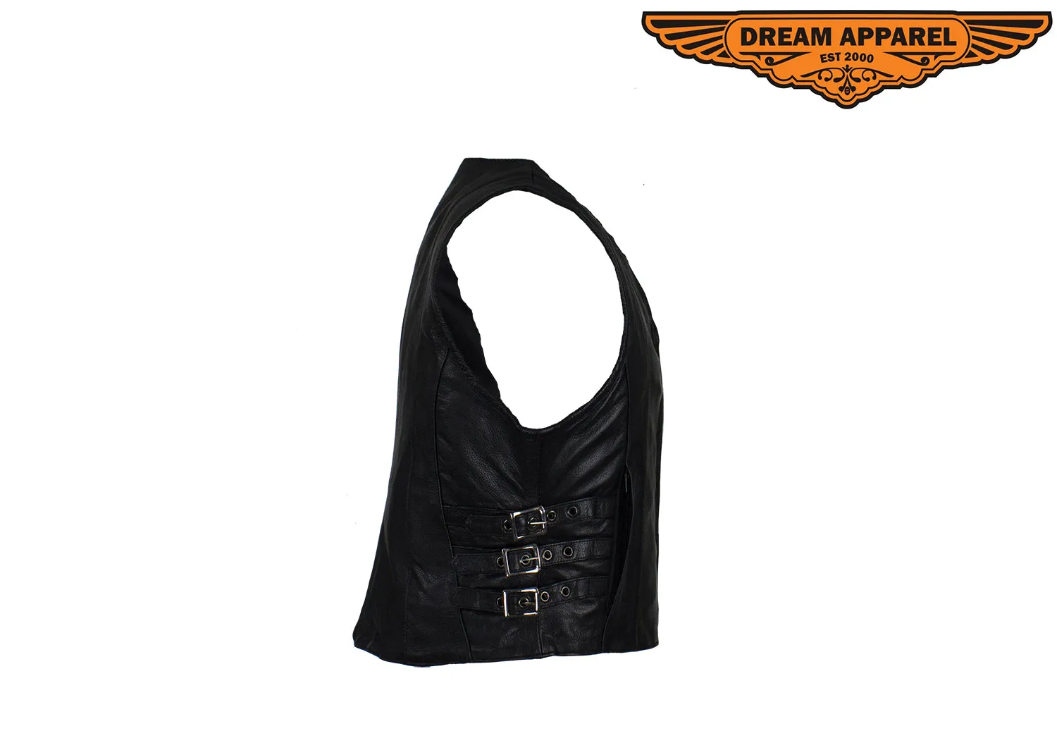 Women Leather Tactical Vest