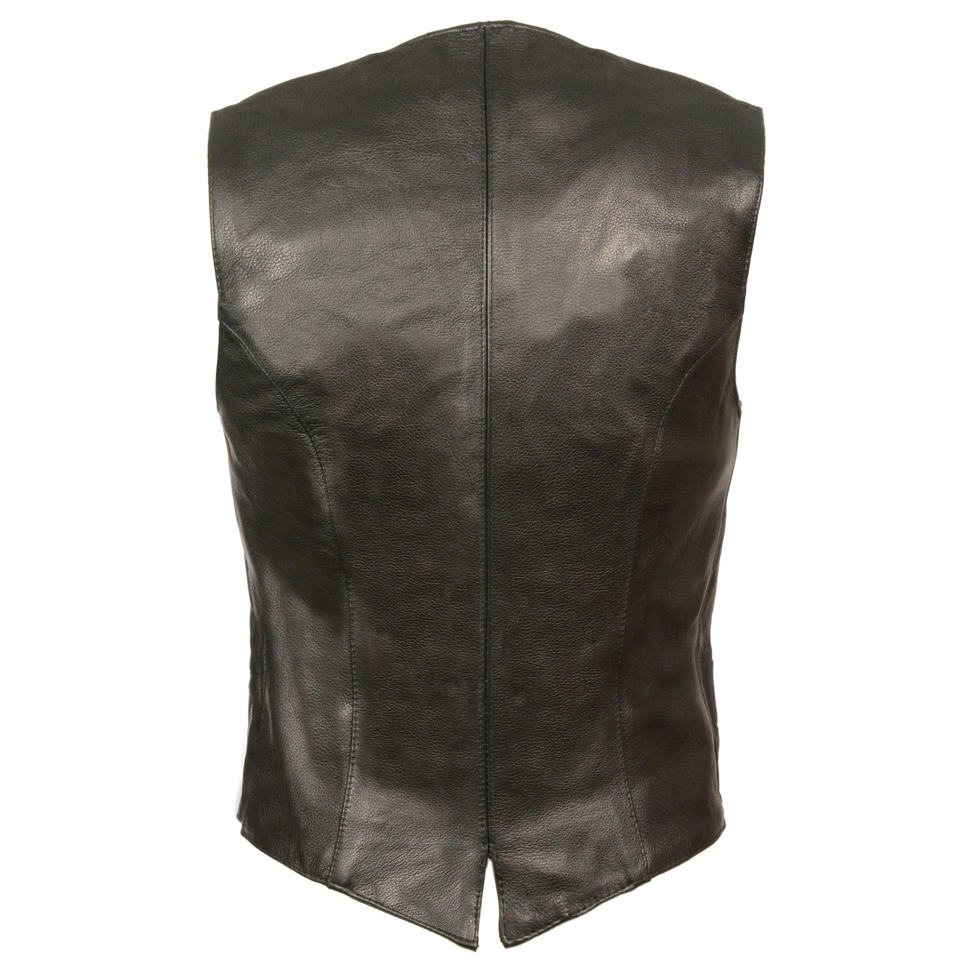 Women’s Black Classic Snap Front Vest