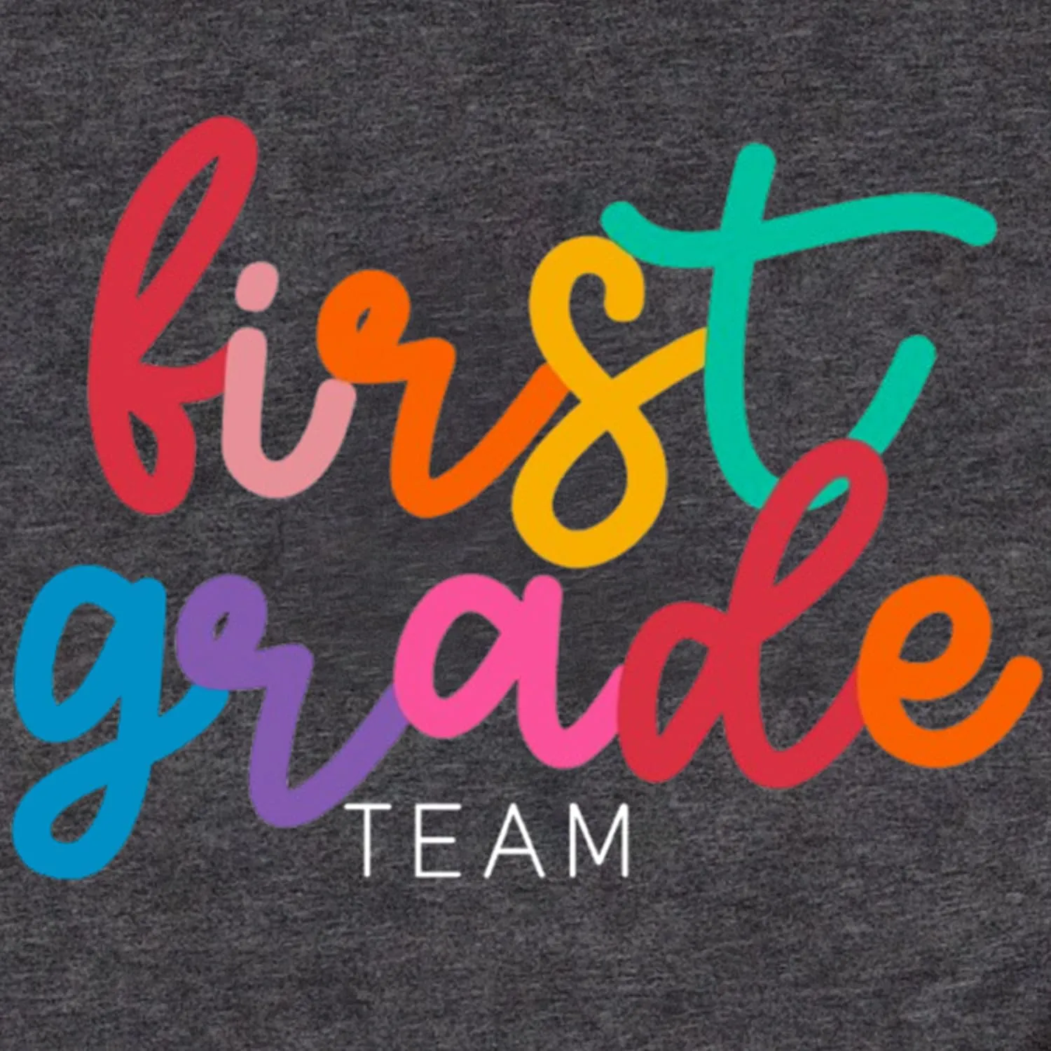 Womens Teacher Life Shirts First Grade Teacher Team T-Shirt 1st Grade Teacher Rainbow Tee Top